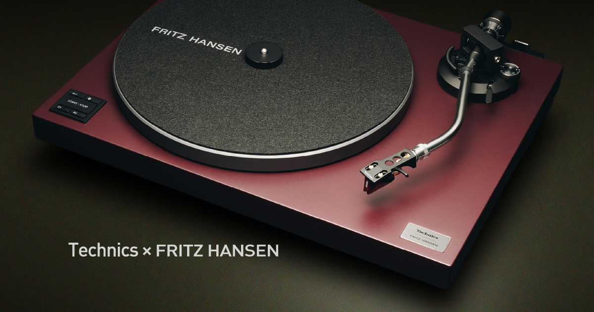 Spec｜Technics × FRITZ HANSEN コラボレーションモデル SL-40CBTFH
