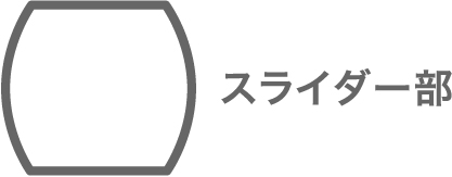 スライダー部 図版
